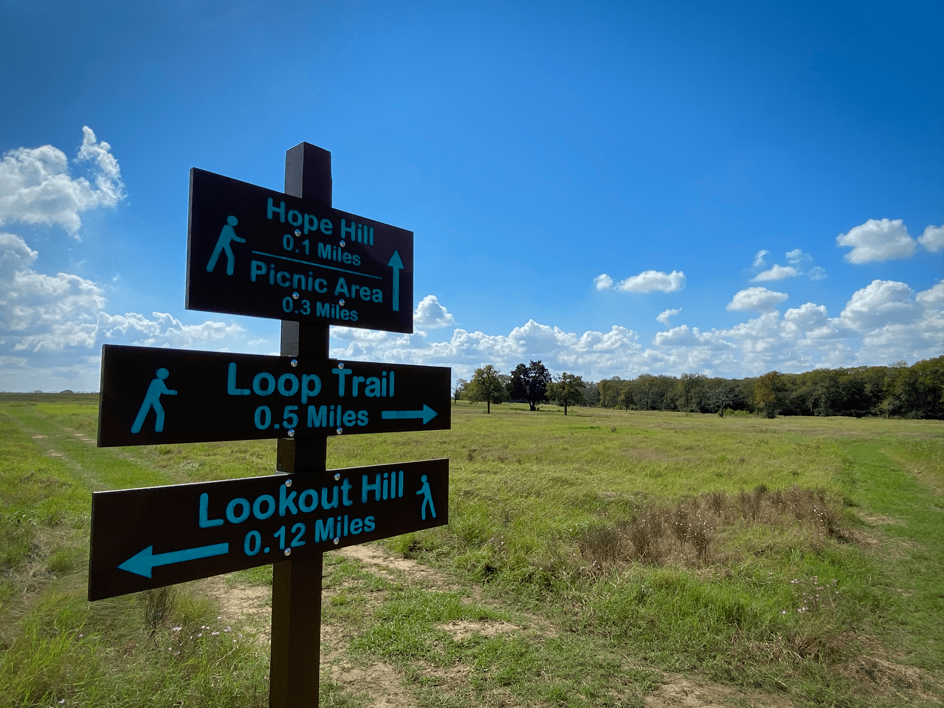 Trail map of the Back 40 at Hope Hill